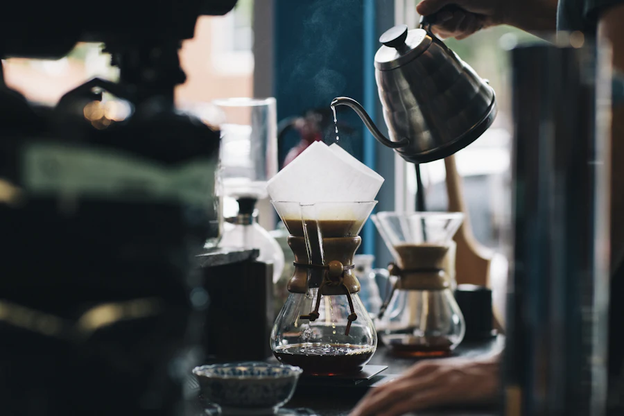 Barista pulling a precise espresso shot